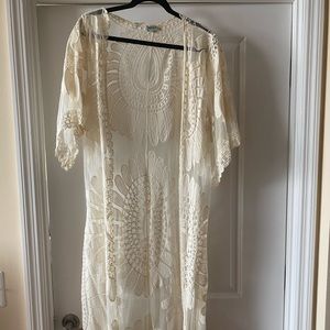 Bohemian Lace Duster